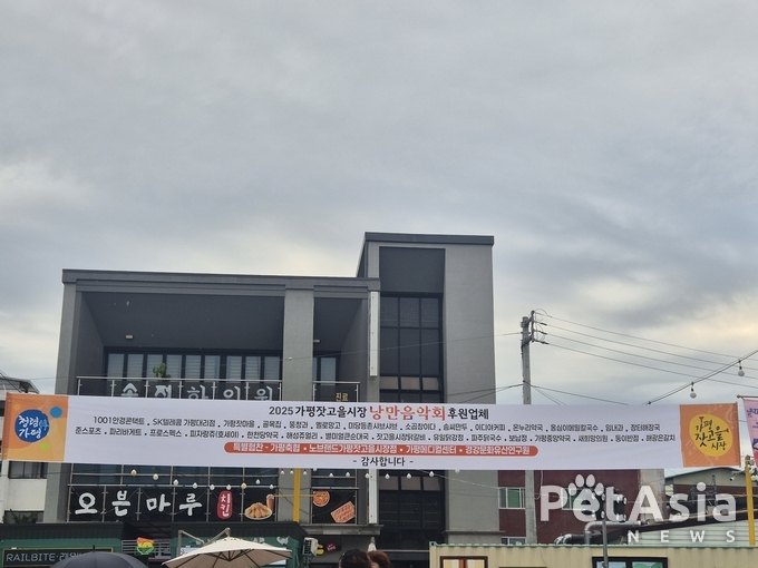 전통시장에 울려 퍼지는 낭만의 선율, 가평잣고을시장 낭만음악회